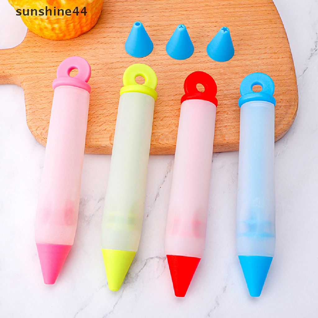 Sunshine Silicone Food Wrig Pen Coklat Decorag Tools Cream Cup Cake Alat Panggang ID