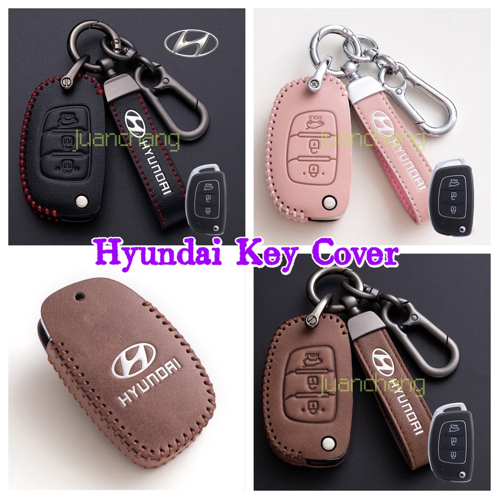 Cover Pelindung Kulit Kunci Mobil Remote Casing key case holder Untuk Hyundai matrix getz Aksen Elantra atos i10 i20 i30 HB20 IX25 IX35 IX45 starex Ioniq hybrid Elantra Aksesoris