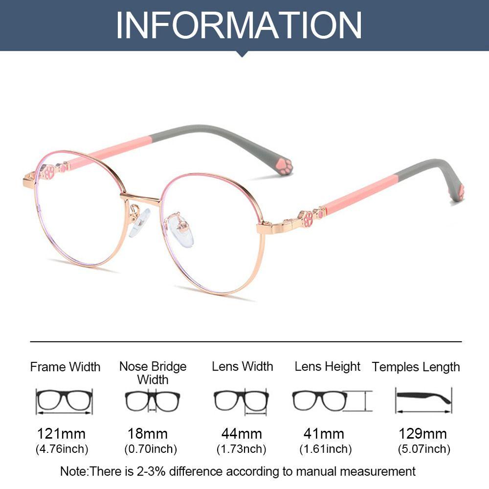 R-flower Kids Glasses Portable Online Classes Pelindung Mata Frame Ultra Ringan