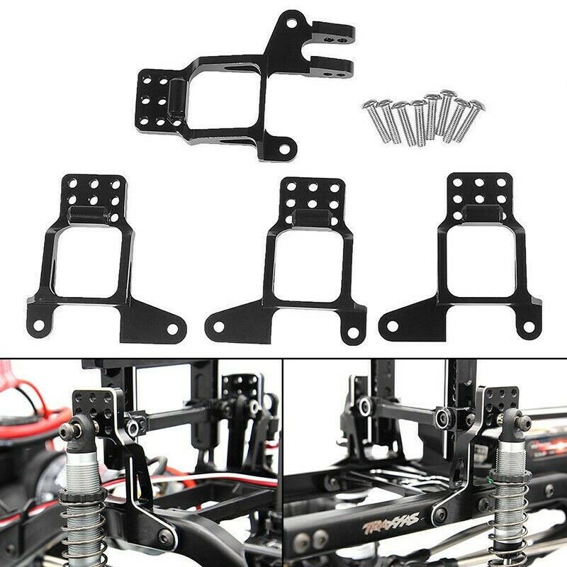 Hoops Menara Shock Belakang Bahan Aluminium &amp; Depan Untuk Traxxas TRX-4 1/10 Mainan RC Crawler