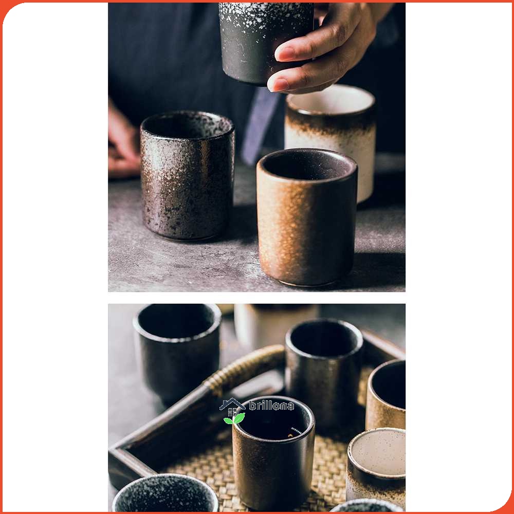 RHE Gelas Cangkir Teh Keramik Japanese Style Ceramic Teacup 140 ml - EP025