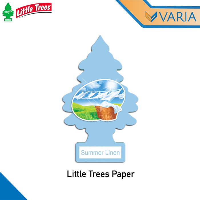 Little Trees Paper Summer Linen Parfum Pengharum Ruangan Mobil Gantung