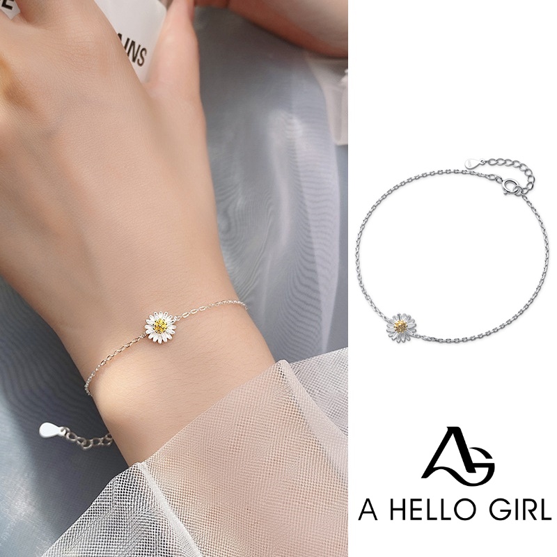 Gelang Tumpuk Bracelets Flower Wanita Dan Wanita Elegan Perhiasan Gelang Hadiah Pernikahan Jewelry