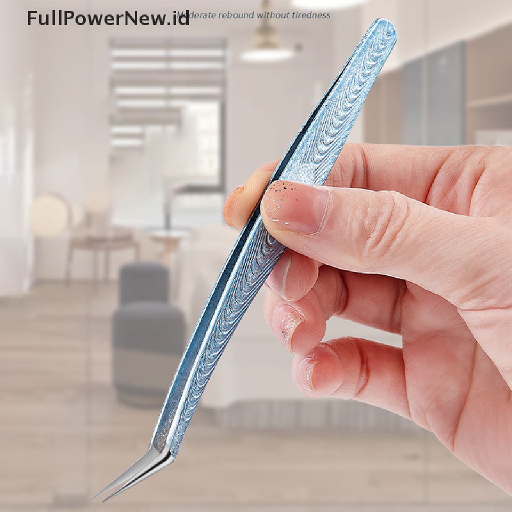 Power 1PC Pinset Bulu Mata Stainless Steel Multicolor Profesional Untuk Bulu Mata Extens ID