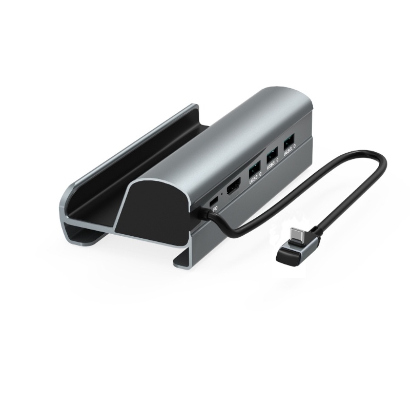 Zzz Type-C Adapter Docking Station HDMI2 0-kompatibel 1000M Lan PD60W Untuk Steam Deck