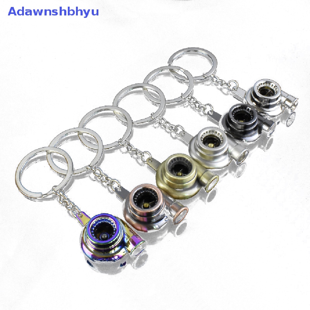 Adhyu Turbocharger Gantungan Kunci Tuas Manual Mobil Metal Keychain Turbo Gear Pendant ID