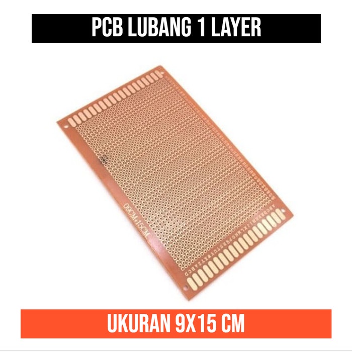 PCB Lubang 9x15cm 9cm 15cm Universal Fiber Dot Matrix Matrik Prototype