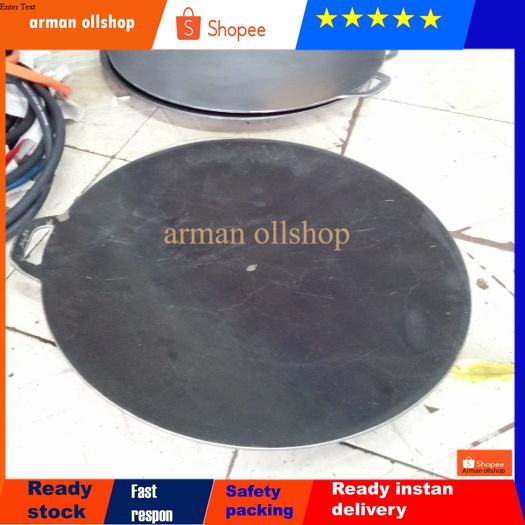 wajan martabak telor 50cm plat baja tebal/loyang martabak telor