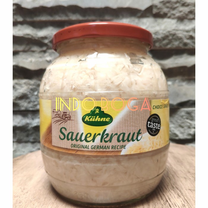 

kuhne barrel sauerkraut 810gr / asinan kol putih / fermented cabbage