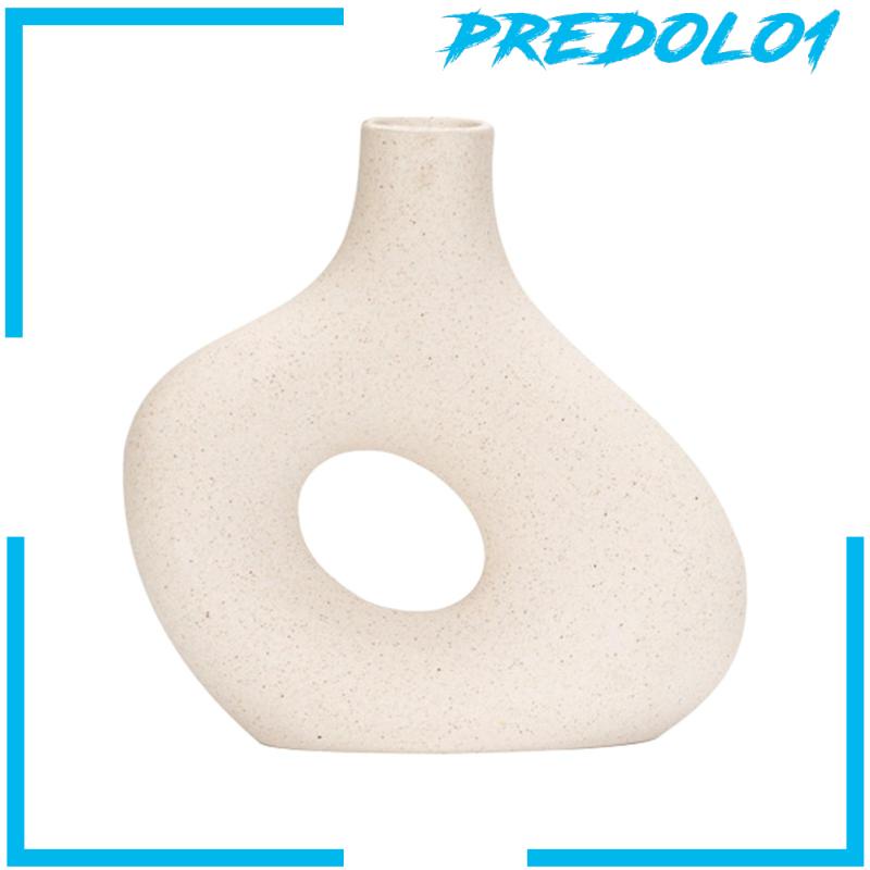 [Predolo1] Tanaman Pot Batang Ikat Penyimpanan Planter Indoor Bud Vase Vas Bunga Keramik