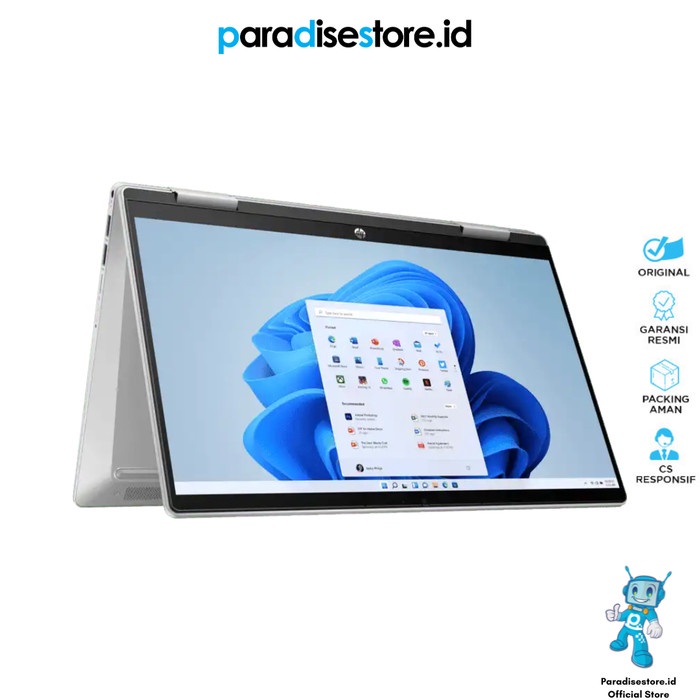 Laptop HP Pavilion 14-ek0114TU x360 Core i5 Gen12 8GB 512GB Win11 OHS