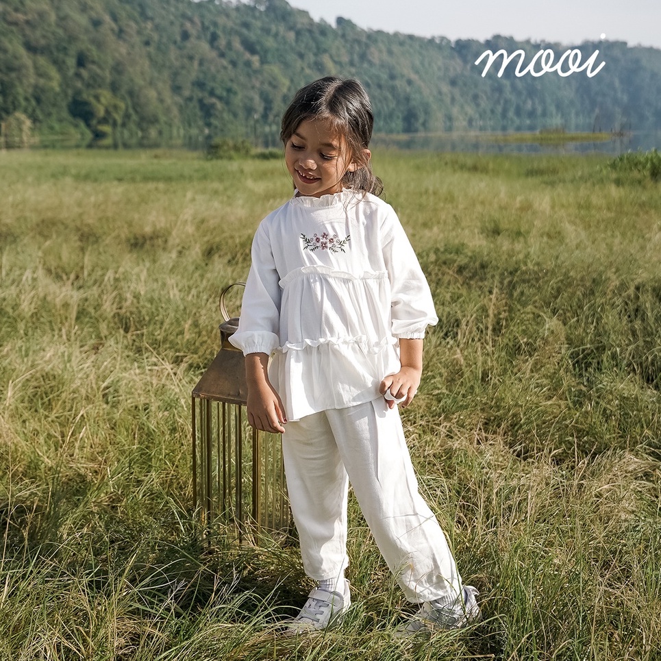 Baju Bayi Setelan Anak Perempuan Mooi Maira Tunik Set 1-10 Tahun