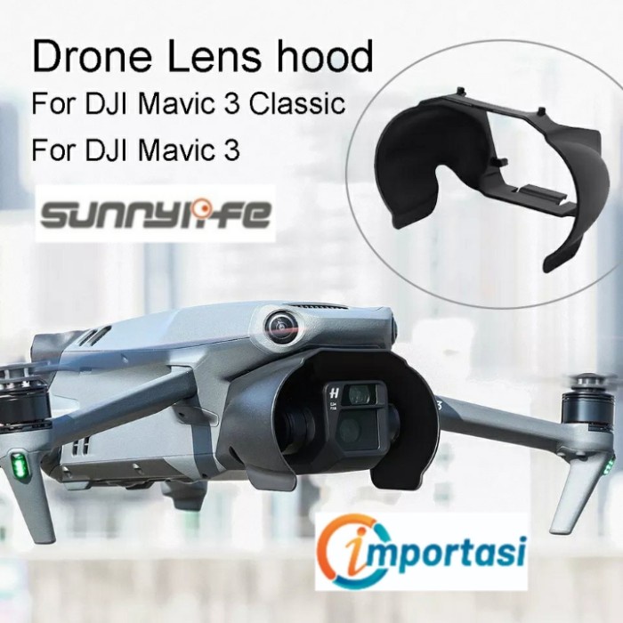 SUNNYLIFE Lens Sun Hood DJI Mavic 3 &amp; 3 Classic Visor Shade Anti Silau