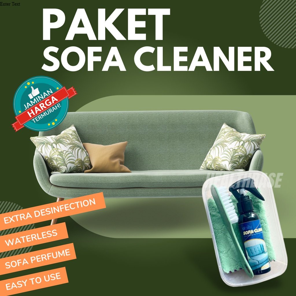 CAIRAN PEMBERSIH SOFA DAILY SOFA CLEANER AMPUH MEMBERSIHKAN NODA (PAKET) - SPRAY PEMBERSIH AMPUH SOFA KAIN PREMIUM WATERLESS