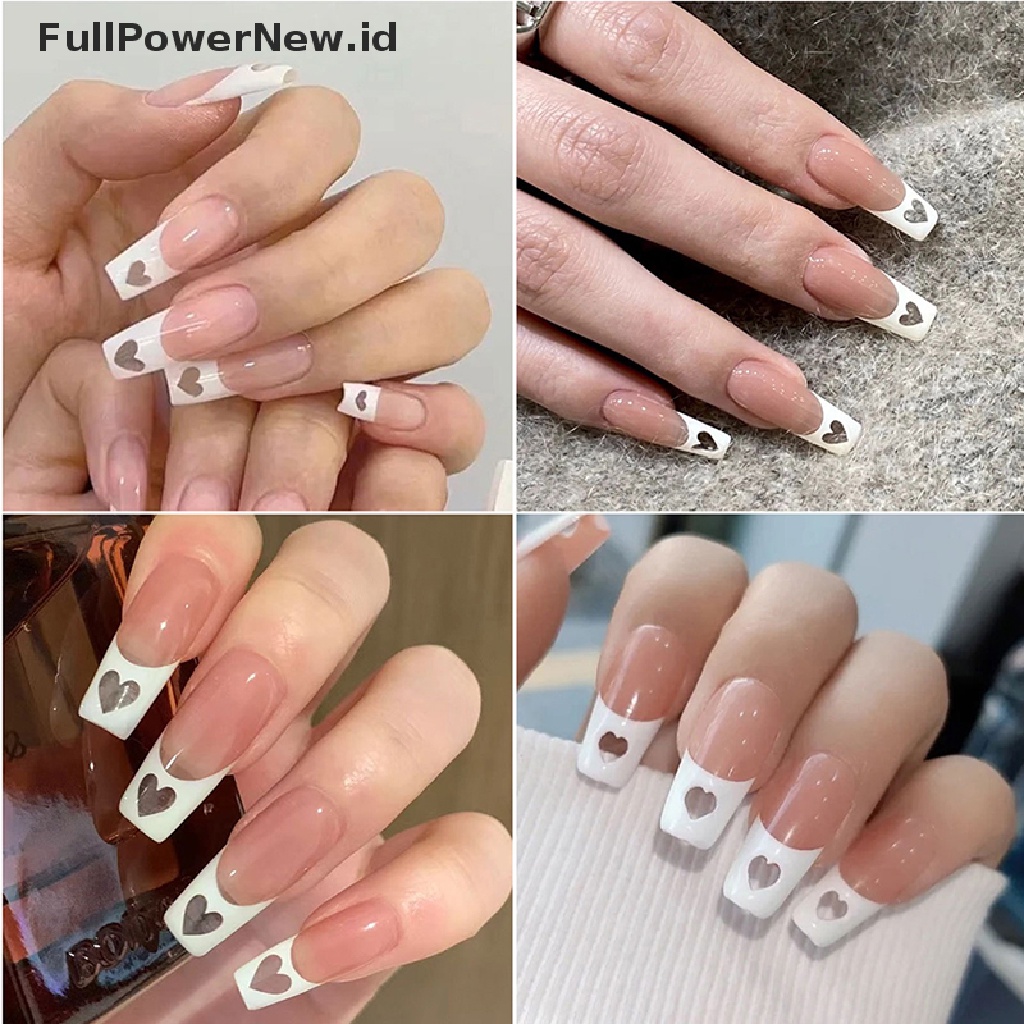 Power 504Pcs Ballerina Nail Peti Mati Palsu Palsu Panjang Art Full Cover Nails Manicure Tips ID