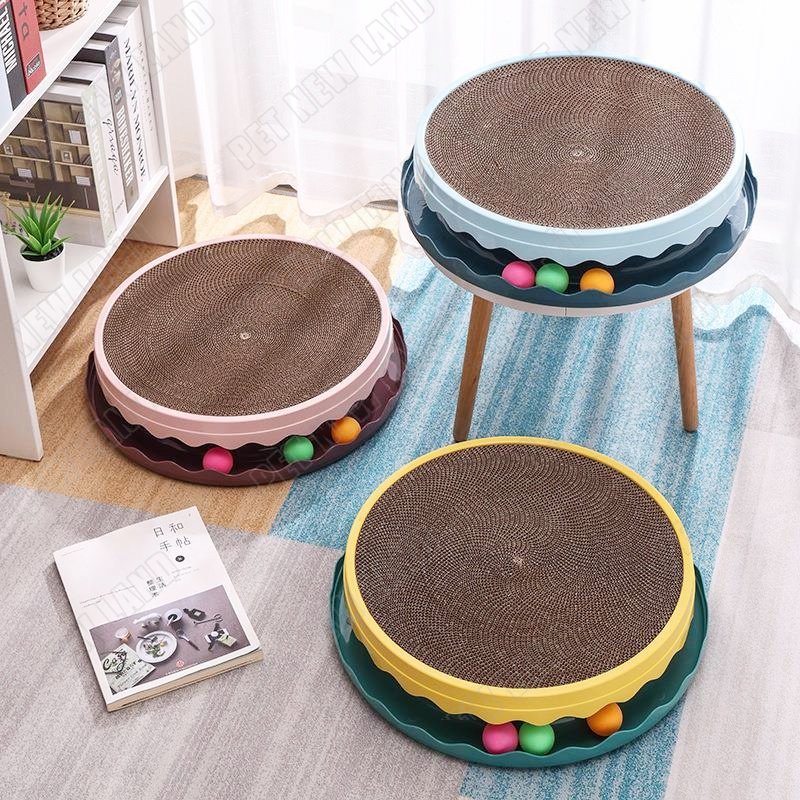 Cat Scratcher Box Cakaran Kucing Garukan Kucing Besar Jumbo Papan Garukan Kucing Mainan Kucing
