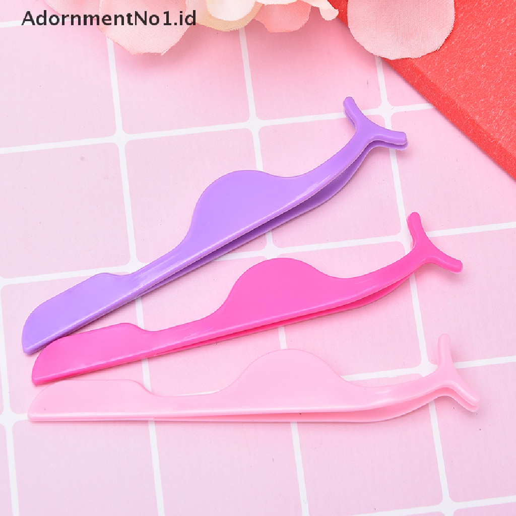 [AdornmentNo1] Pinset Extension Bulu Mata Plastik Bantu Penjepit Klip Alat Makeup Bulu Mata [ID]