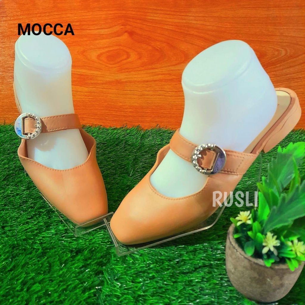 (COD) Sepatu Sandal Import Wedges Slide Tali Jesper Balance 008-1