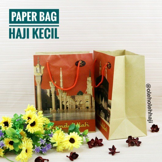 

⭐BISA COD⭐ Paper Bag Haji / Tas Haji / Tas Kertas Haji Kecil (20 Pcs) Terbaru