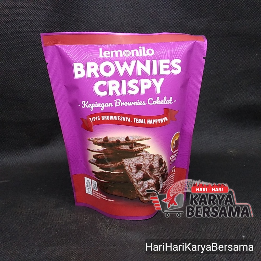 

LEMONILO BROWNIES CRISPY COOKIES CHOCO CHIPS POUCH 35GR
