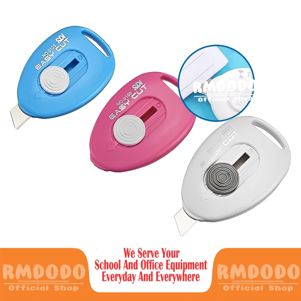 

Rmdodo - Pisau Cutter Kecil Serbaguna / Easy Cut Mini Cutter / Cutter 0108D