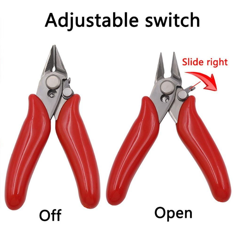 Populer 2Pcs Pemotong Kabel Kawat Listrik Cutting Side Snips Stainless Steel Hand Tools Diagonal Tang