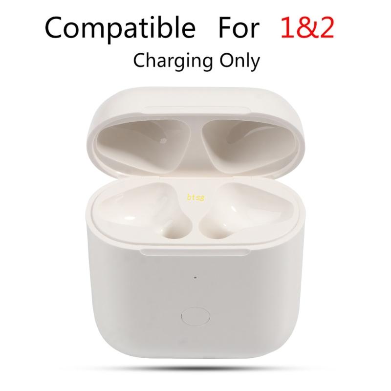 Bt Wireless Charging Case Untuk 12 2 Charger Case Pengganti Dengan Tombol Sync Pasangan Yang Kompatibel Dengan Bluetooth, Tanpa Aipods