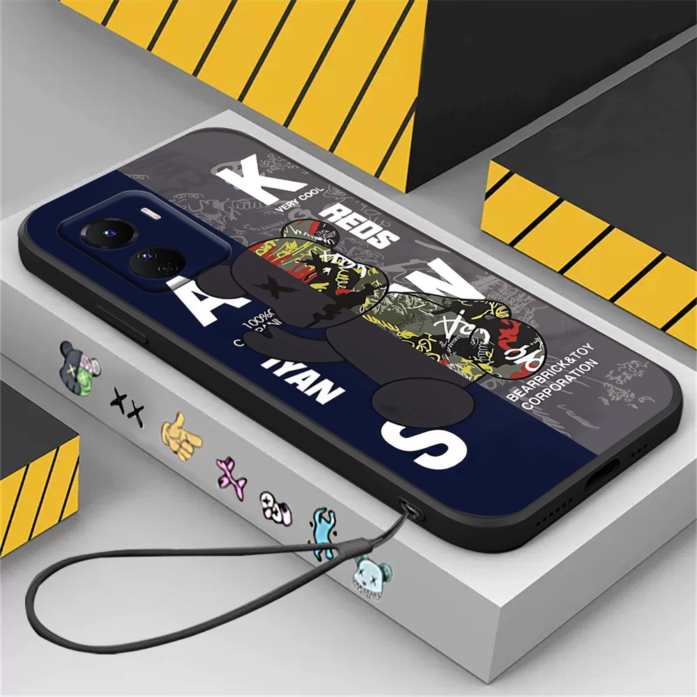 Casing Infinix Hot 30i Note12 G96 Hot 20S Note 11smart 6smart 5panas 11S NFC Hot 11play 12 10Play 9main Hot 10S Hot 10T Graffiti Kamuflase Beruang Silikon Lembut Case Cover DGX