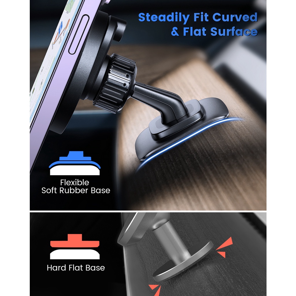 Magsafe Car mobile phone holder compatible with popsocket magsafe center console paste mobile phone holder