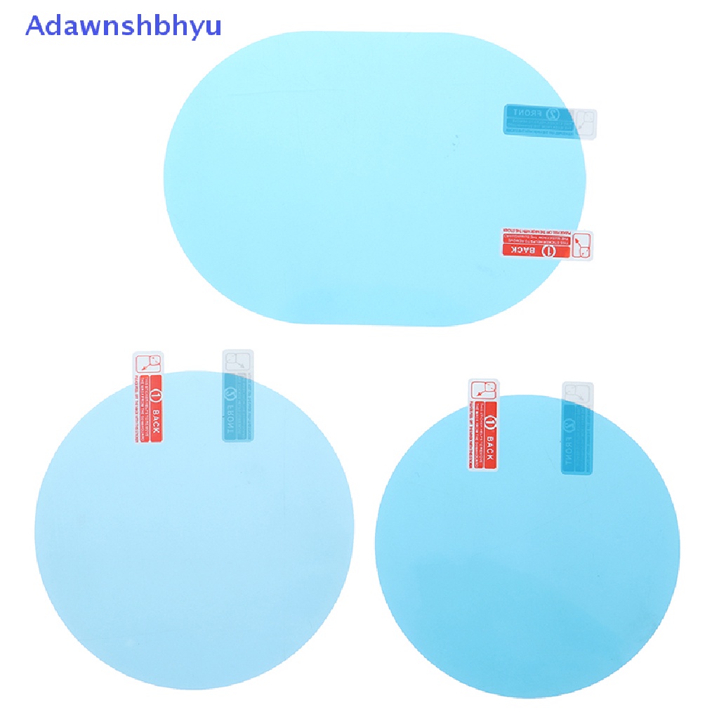 Adhyu 2PCS Stiker Kaca Spion Mobil Anti Hujan Film Pelindung Anti Kabut Pelindung Rain Shield ID