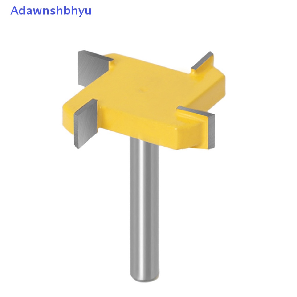 Adhyu 6mm Shank Flush trim bit Z4 Milling Straight Edge Slotg Milling Cutter ID