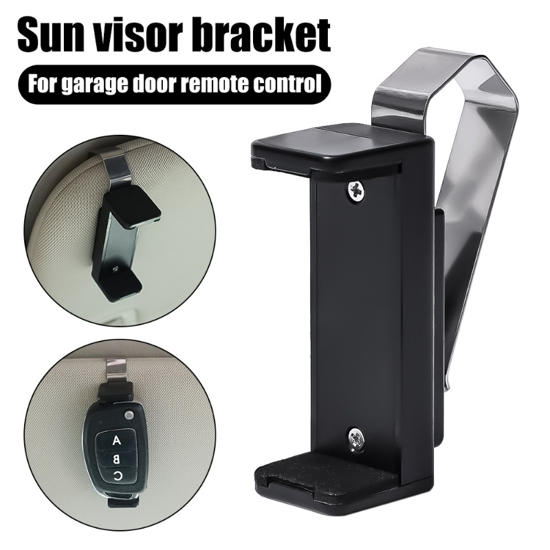 Kunci Mobil Klip Holder Ditarik Untuk Pintu Garasi Remote Control Mobil Kerai Remote Control Bracket Aksesoris Penyimpanan Kendaraan Car Sun Visors Clip Holder Universal