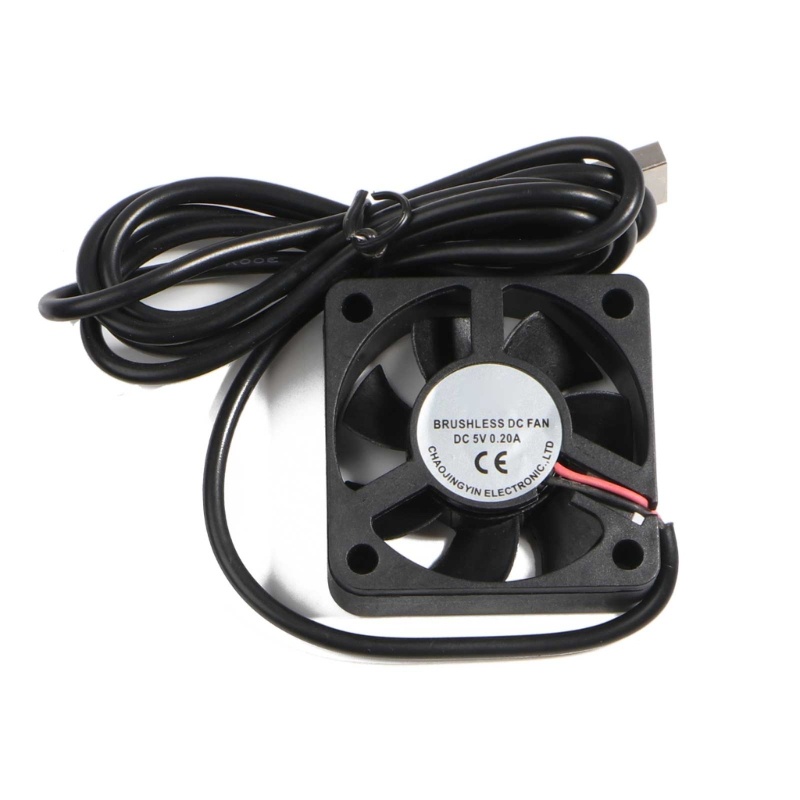 Konektor USB BT 5V 4500-5500RPM PC Fan Cooler Heatsink Exhaust CPU Cooling Fan Pengganti 50x50mm