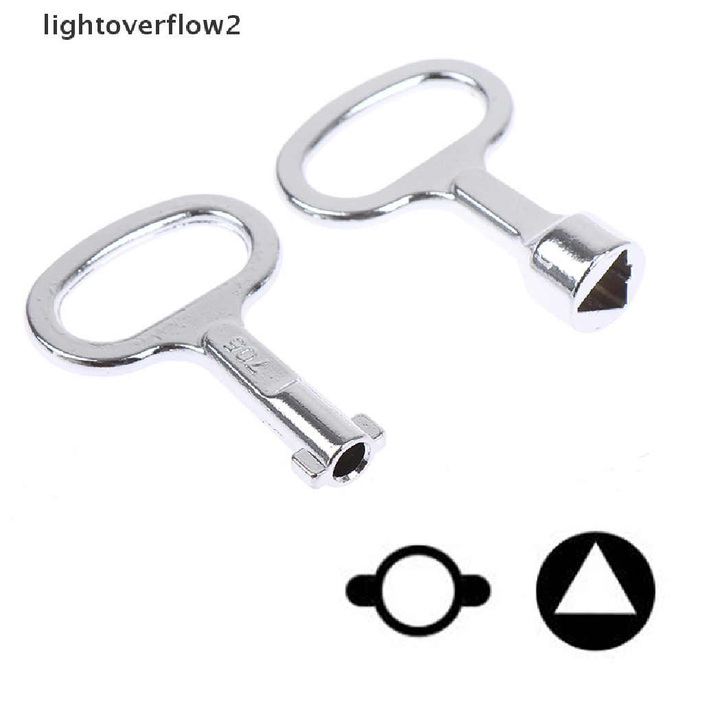 [lightoverflow2] Kunci Panel Kunci Universal Wrench Triangle/Socket Lemari Listrik Box Switch [ID]