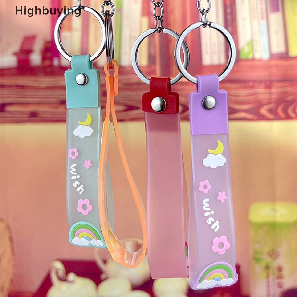 Hbid Fashion Kawaii Baru Makanan Donat PVC Gantungan Kunci Untuk Wanita Pria Lucu Ransel Liontin Aksesoris Aesthetic Pasangan Hadiah Gantungan Kunci Mobil Glory