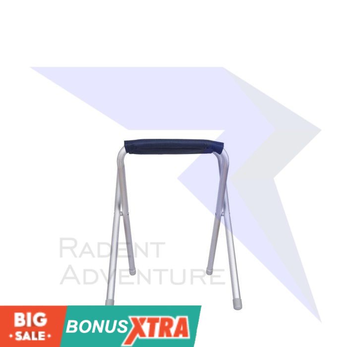Kursi EIGER1989 FOLDING STOOL CHAIR Navy 91000 3524 Original Bandung Bagus KEREN AWET