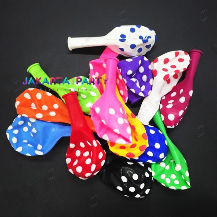 Balon Latex Polkadot 100 PCS