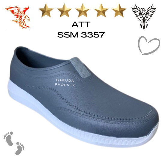 Sepatu Slip On Pria ATT SSM 3357 Anti Air Trendy 39-43