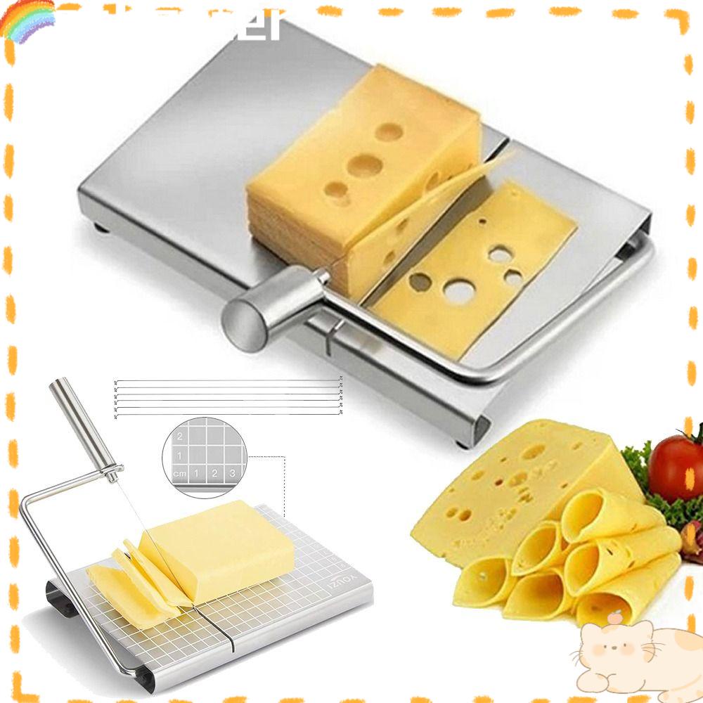 Solighter Cheese Slicer Butter Dekorasi Rumah Profesional Dengan Kabel Pemotong Penggiling Mentega Yang Dapat Diganti