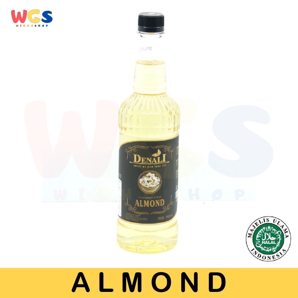 Syrup Denali Almond Premium Quality Flavoured For Beverages 750ml