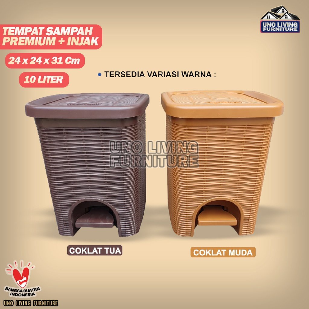 Tempat Sampah Tong Sampah Injak Tempat Sampah Tabitha Original Dust Bin 10 Liter