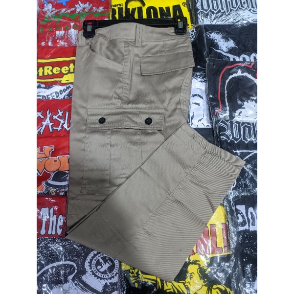 cod free emblem dan stiker celana alpin cream bahan tebal,celana alpin,celana kempol,celana panjang,