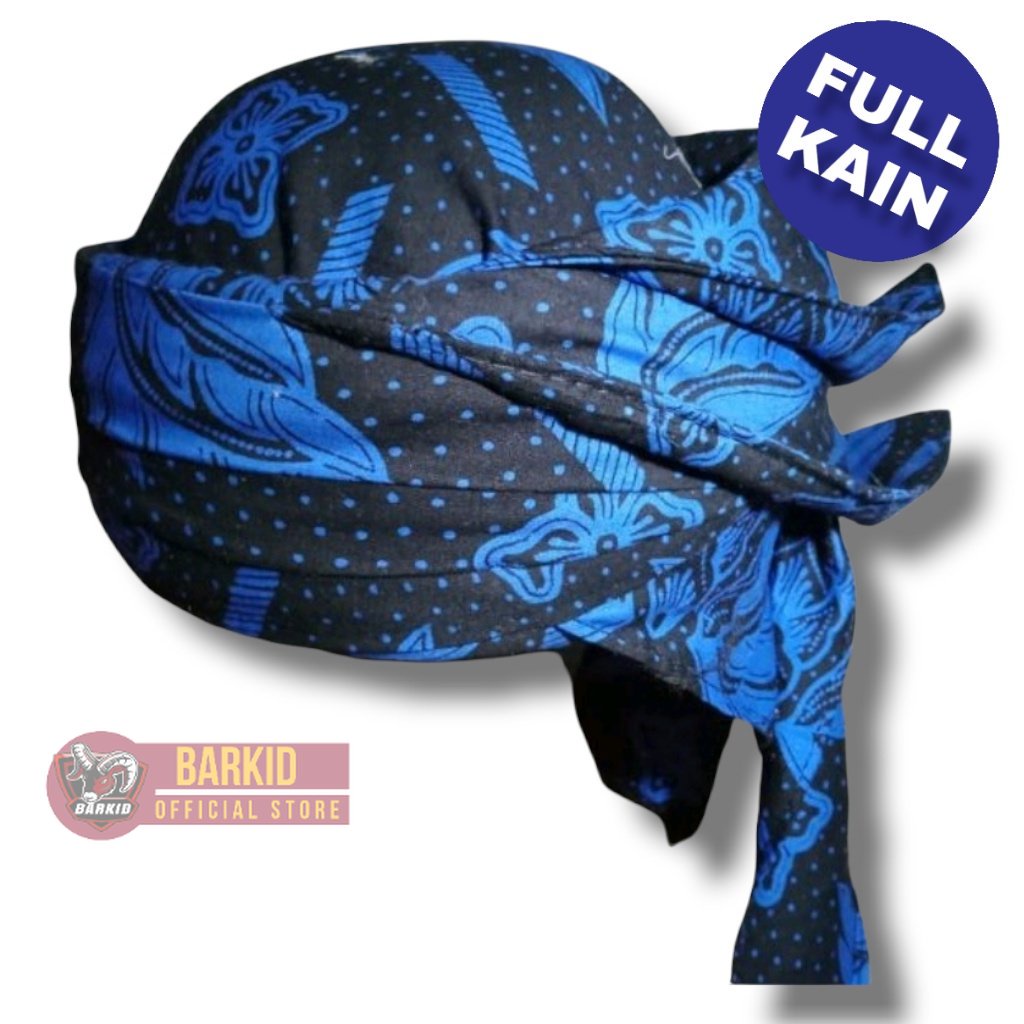 FULL KAIN iket premium merak ngibing motif batik baduy remple iket Sunda keren  praktis barkid
