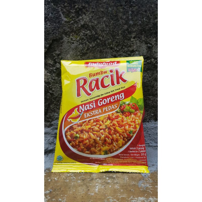 

Bumbu racik indofood nasi goreng extra pedas