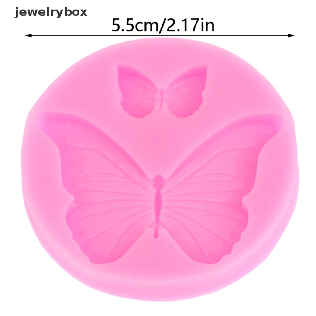 [jewelrybox] 1pc Butterfly Cetakan Silikon Mini Butterfly Cetakan Kue DIY Desserts Dekorasi Butik