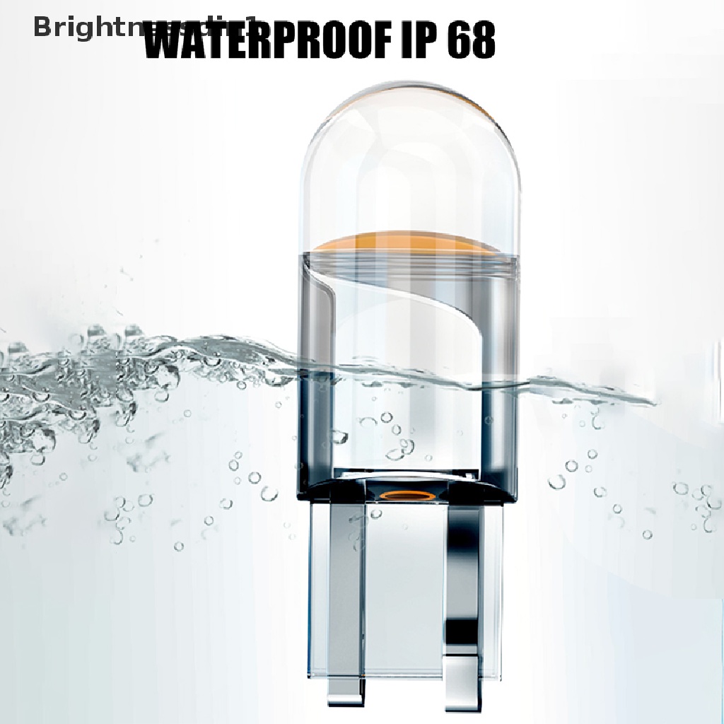 [Brightnessdin1] Kaca COB W5W Led T10 Lampu Mobil 6000K Putih Lampu Plat Mobil Mobil Butik