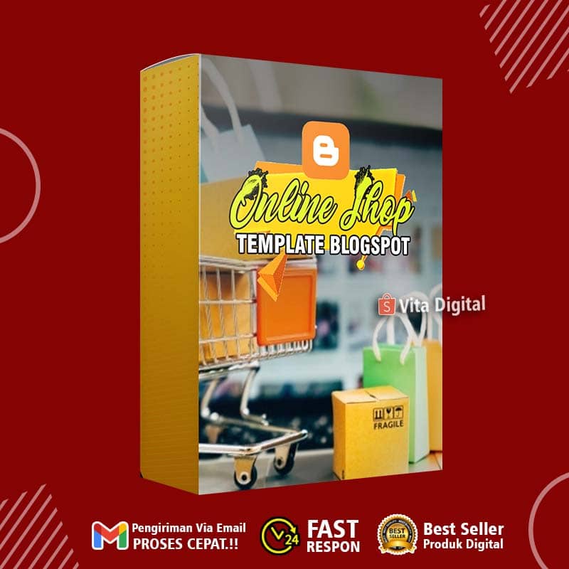Template Online Shop Blogspot Terbaik Tanpa Cart | Blogger Templates