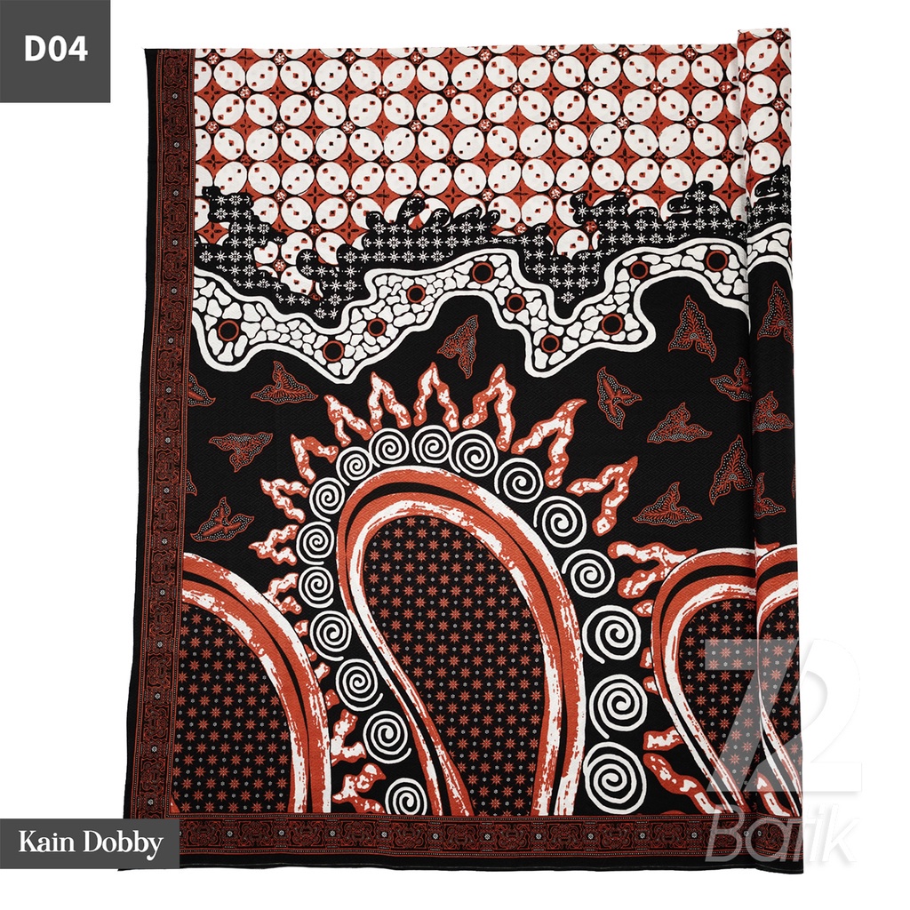 KAIN BATIK PREMIUM Dobby Motif Tiga Negeri Warna Hitam 723309 Cap 72 Jarik Jarit Samping Kebat Panjang Batik Dobby Modern Premium Bahan Seragam Batik Pernikahan Kantor Keluarga Murah Kamen Jadi Batik Bali Lembaran