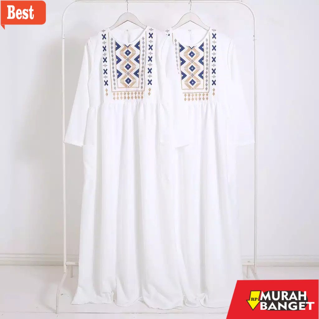 Tren baju lebaran wanita 2023- Promo  Baju Gamis Wanita Gamis Polos Gamis Jumbo baju muslim wanita G