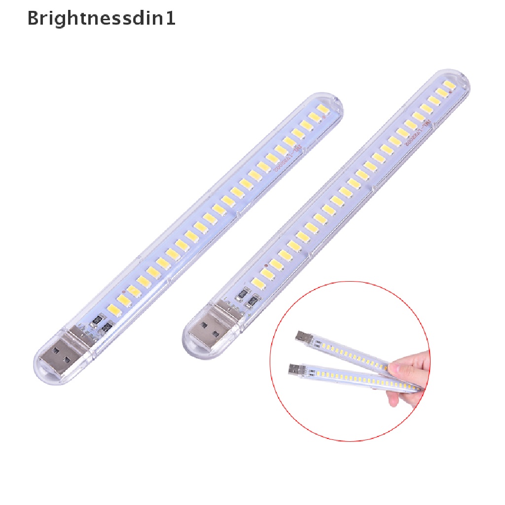 [Brightnessdin1] 5v 12W USB LED Lampu Malam 24led USB Lampu Meja Baca Lampu Buku Butik